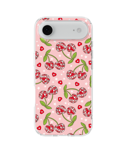 Pink & Red Disco Cherries Clear Case Insert