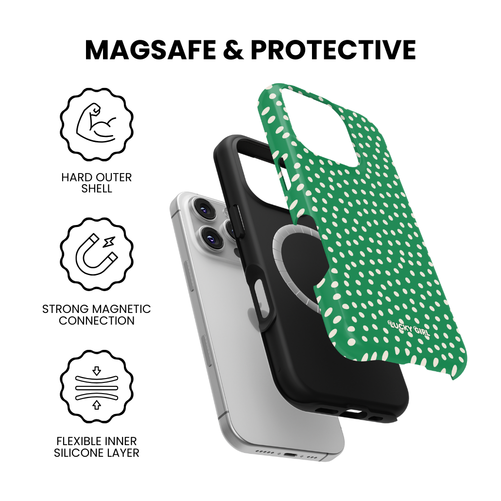 Emerald City Dots Phone Case