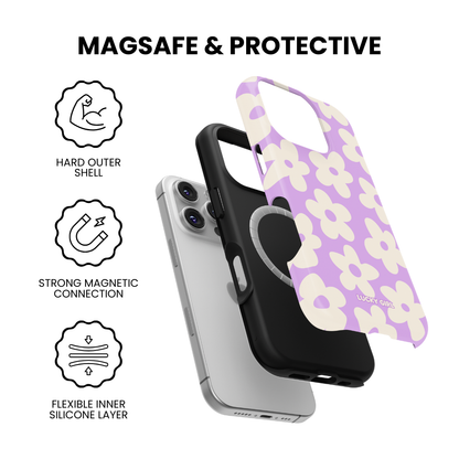 Lilac Big Blooms Phone Case