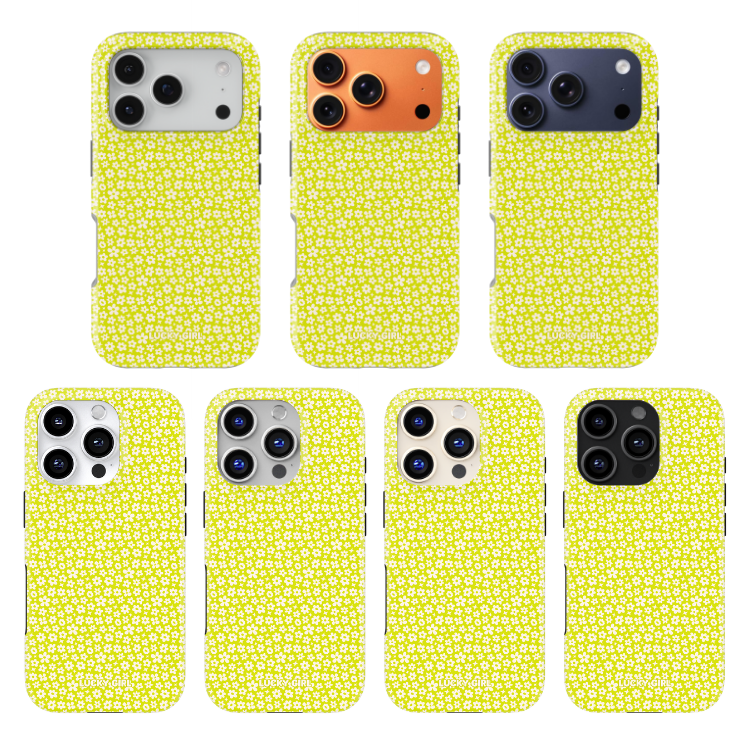 Electric Lime Little Blooms Phone Case