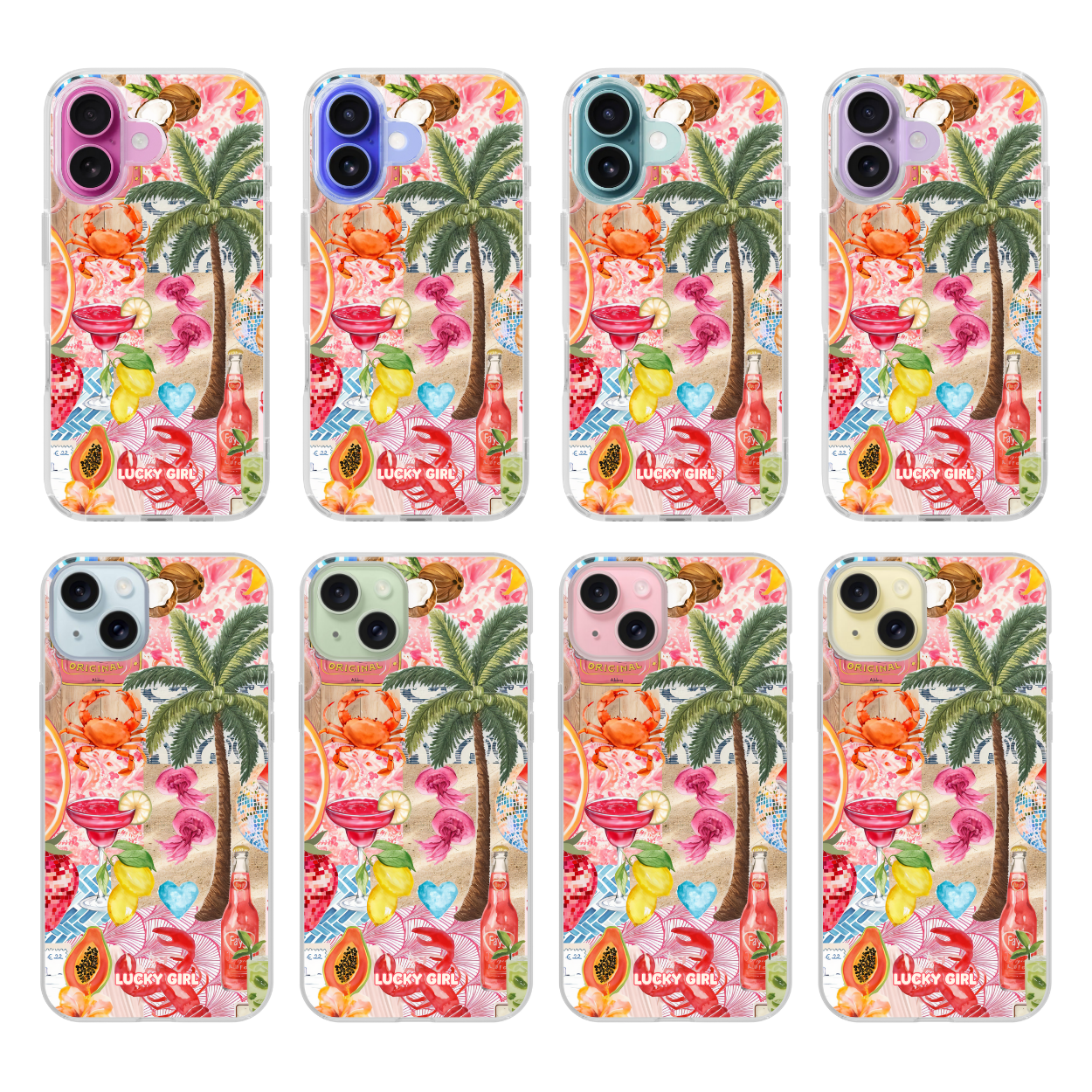 Palm Party Clear Case Insert
