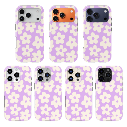 Lilac Big Blooms Phone Case