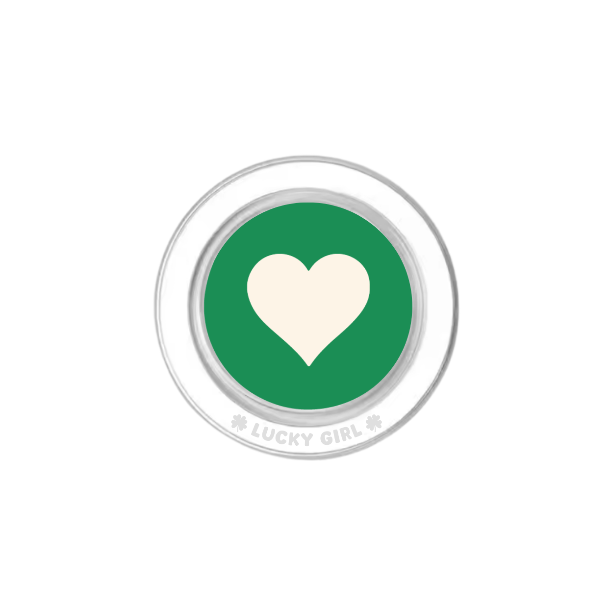 Emerald City Heart Phone Grip Insert