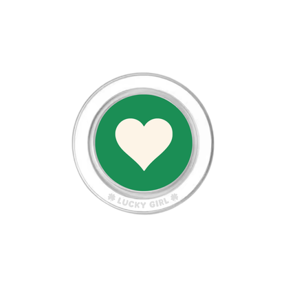 Emerald City Heart Phone Grip Insert