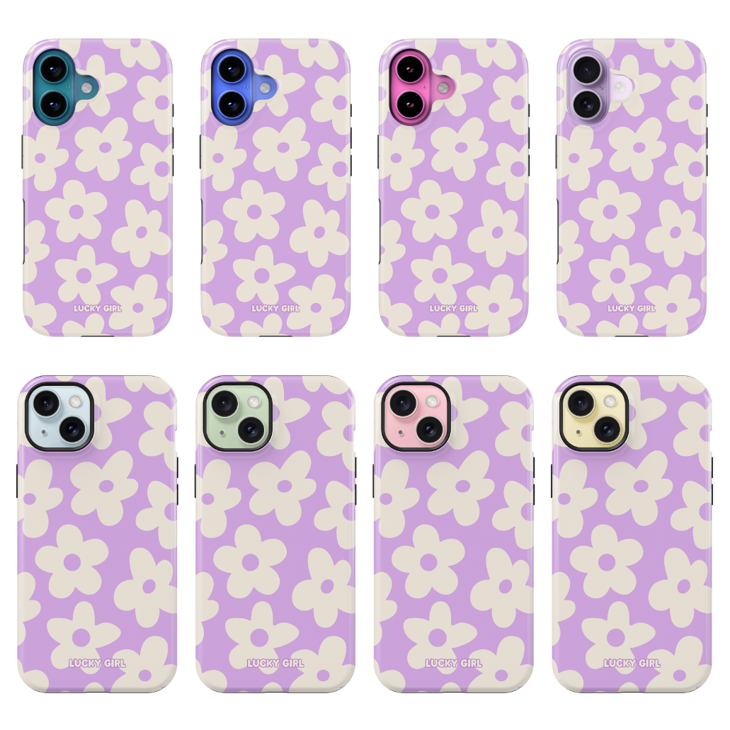 Lilac Big Blooms Phone Case