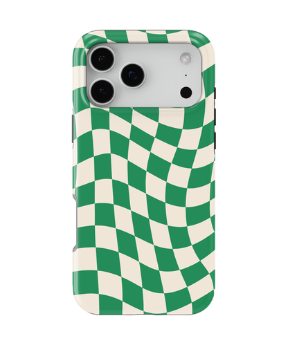 Emerald City Wavy Checkers II MagSafe Phone Case