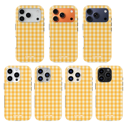 Sunshine Gingham Phone Case
