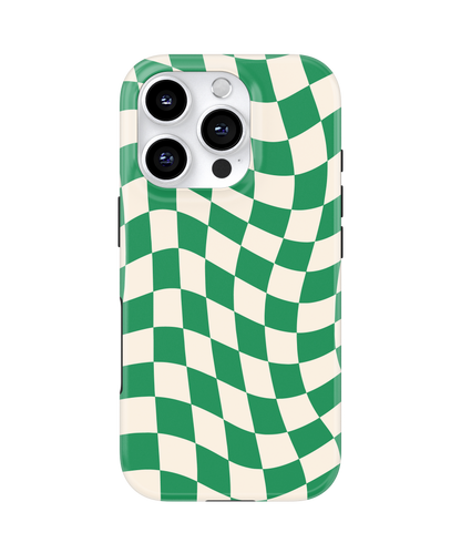Emerald City Wavy Checkers II MagSafe Phone Case