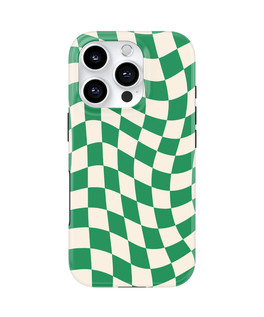 Emerald City Wavy Checkers II MagSafe Phone Case