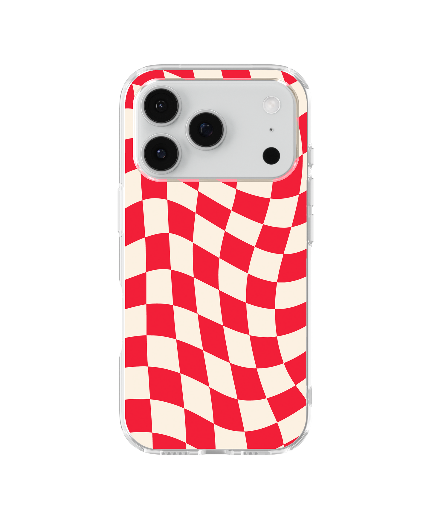 Vermillion Wavy Checkers II Clear Case Insert