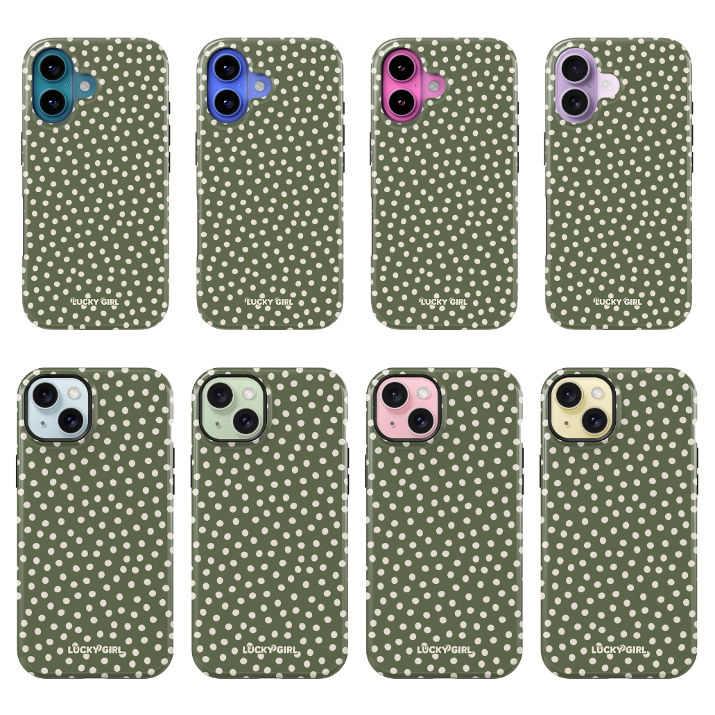 Moss Dots Phone Case