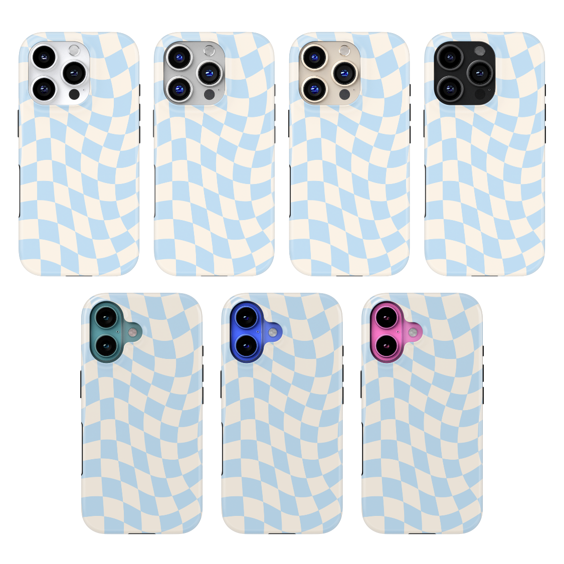 Cloud 9 Wavy Checkers II MagSafe Phone Case