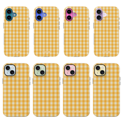 Sunshine Gingham Phone Case