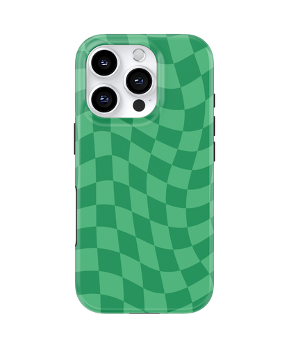 Emerald City Wavy Checkers MagSafe Phone Case