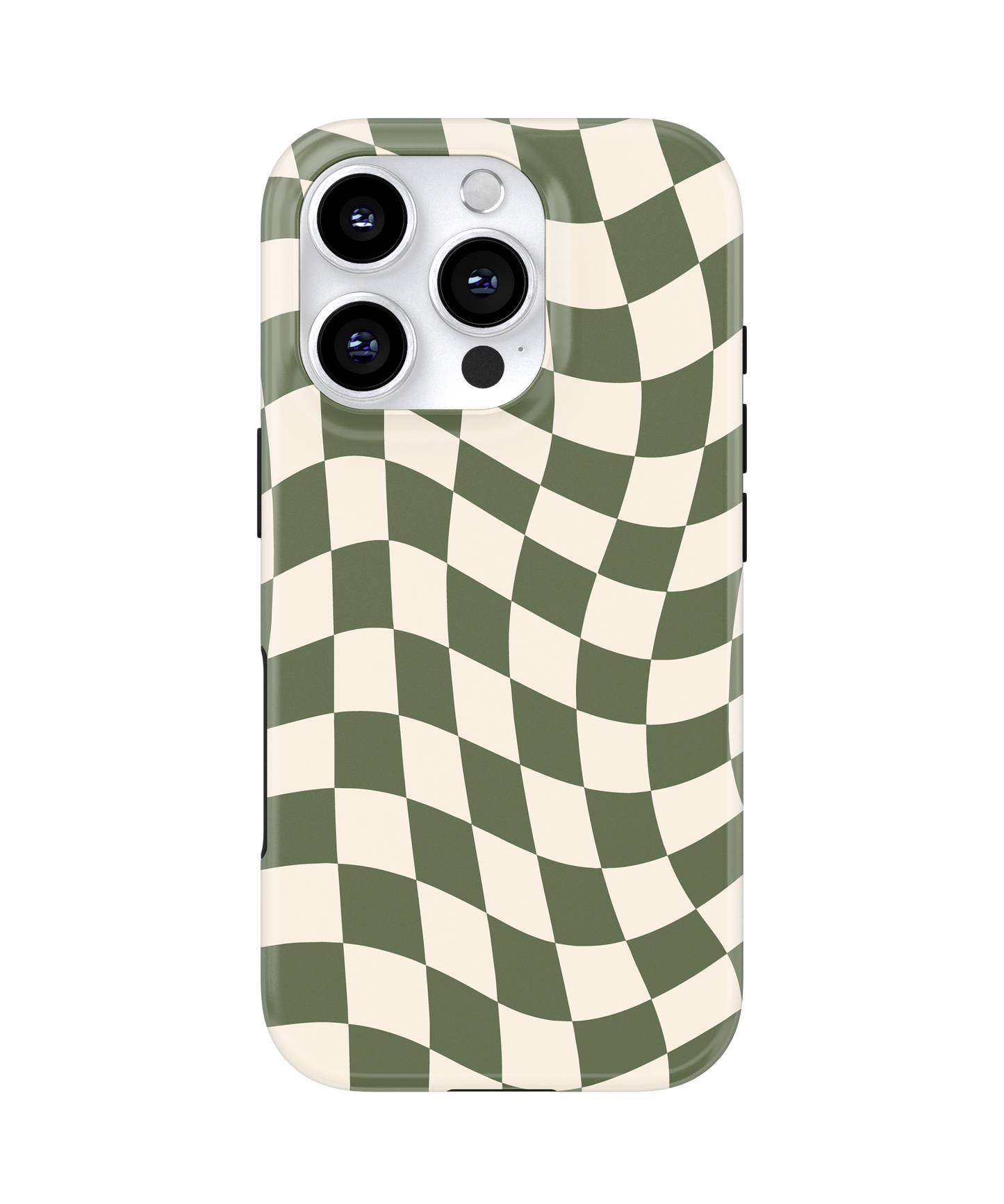 Moss Wavy Checkers II MagSafe Phone Case