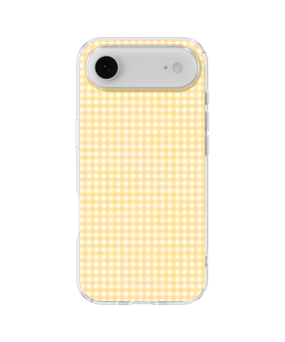 Yellow Gingham Clear Case Insert