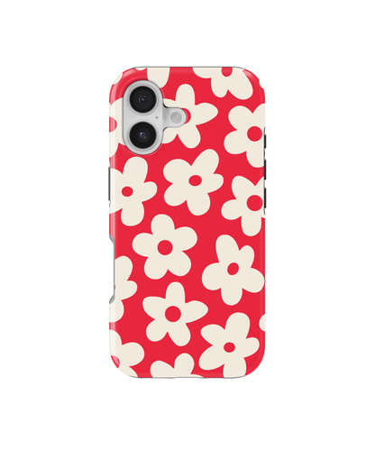 Vermillion Big Blooms MagSafe Phone Case