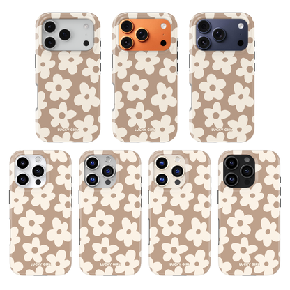 Chestnut Big Blooms Phone Case