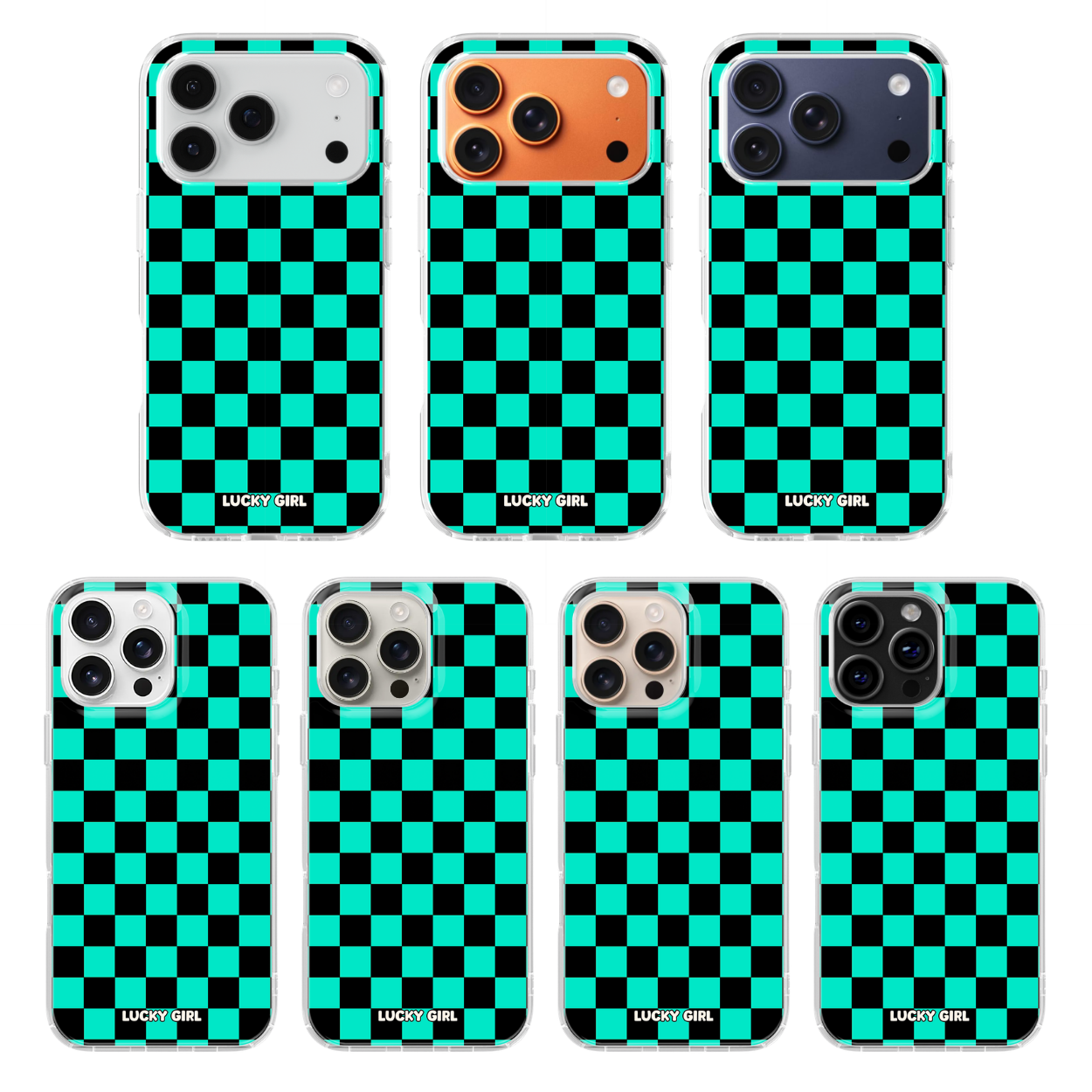 Bermuda Checkers Clear Case Insert