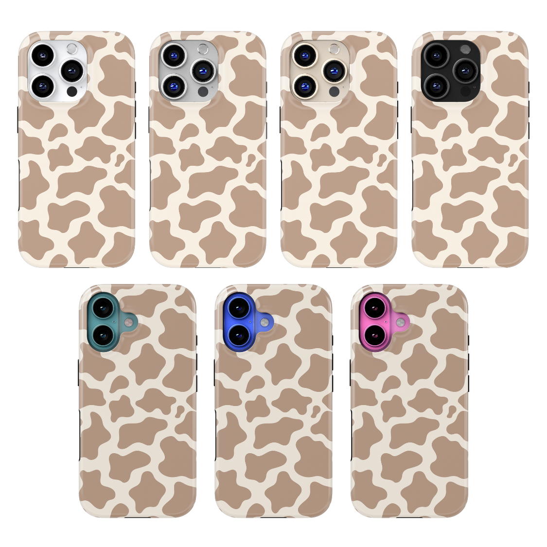 Chestnut Cow Print MagSafe Phone Case