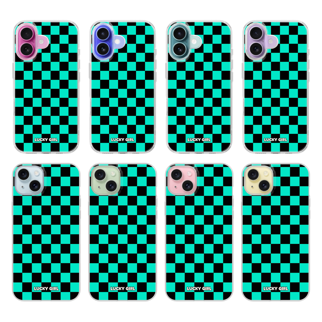 Bermuda Checkers Clear Case Insert