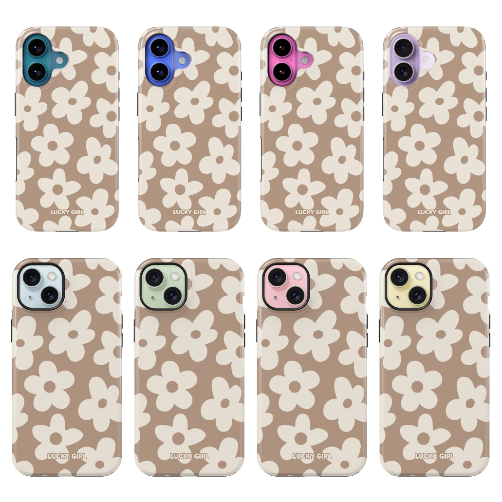 Chestnut Big Blooms Phone Case
