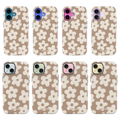 Chestnut Big Blooms Phone Case