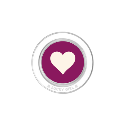 Velvet Heart Phone Grip Insert