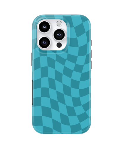 Mermaid Jewel Wavy Checkers MagSafe Phone Case