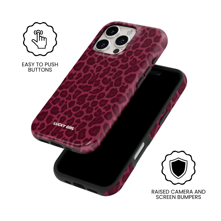 Rebel Leopard Phone Case – Lucky Girl Phone Cases