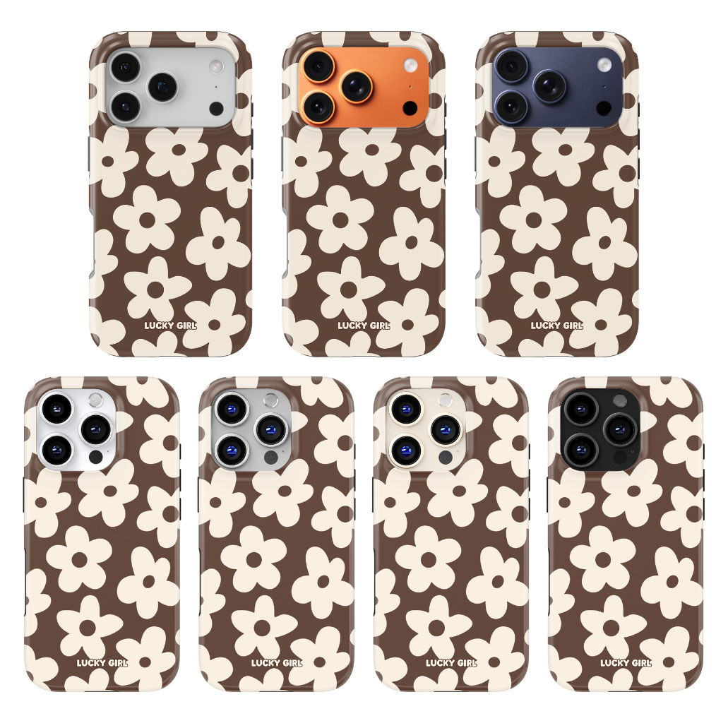 Espresso Big Blooms Phone Case
