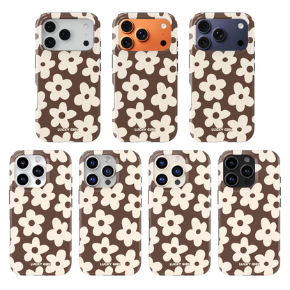 Espresso Big Blooms Phone Case