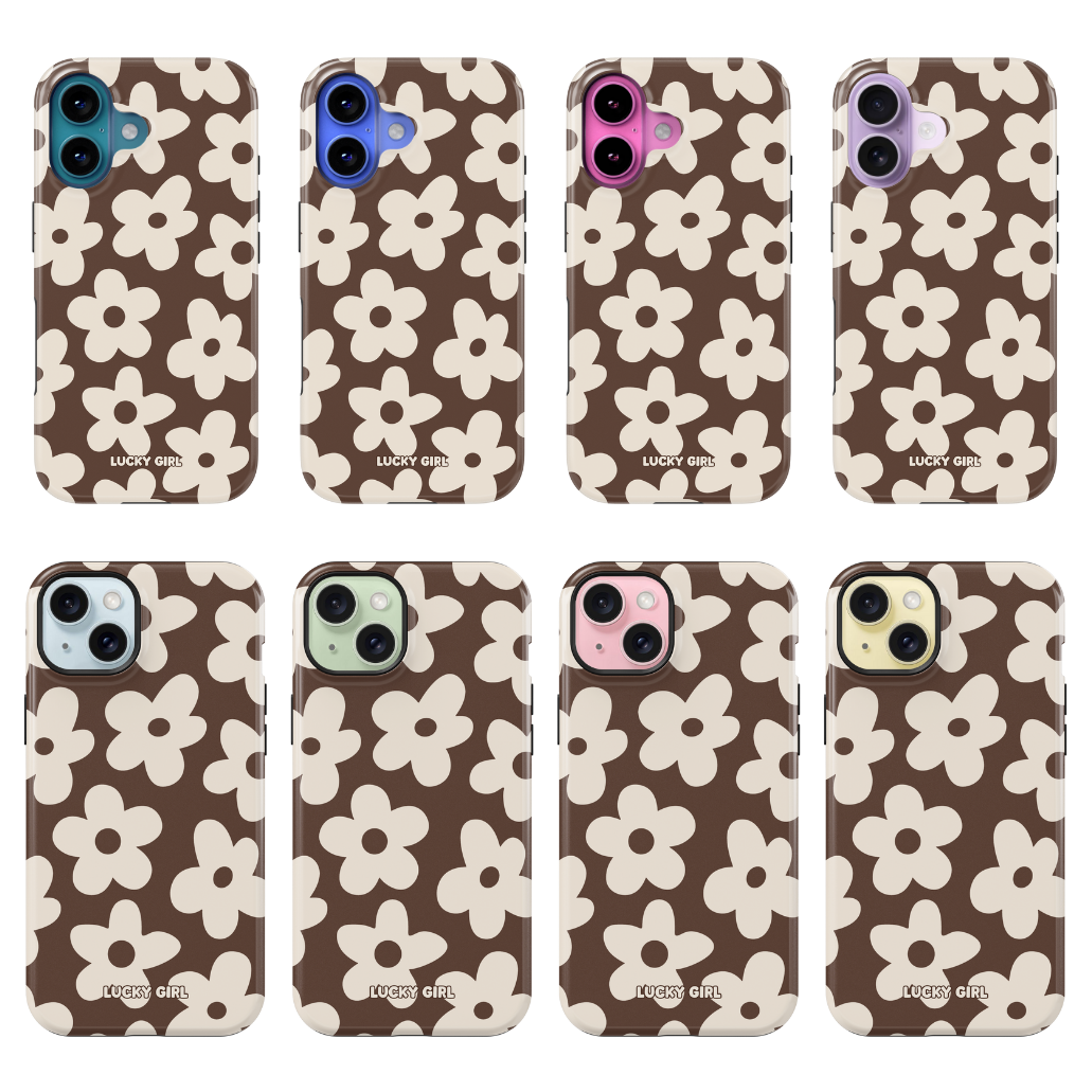 Espresso Big Blooms Phone Case