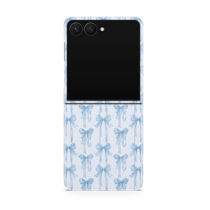 Blue Blushing Bows MagSafe Phone Case