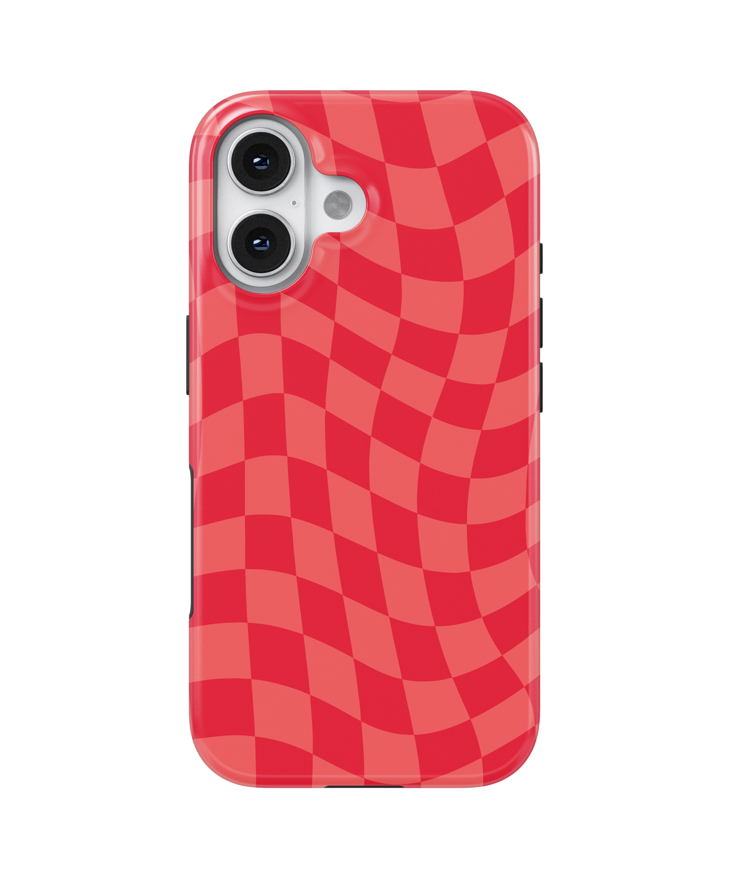 Vermillion Wavy Checkers MagSafe Phone Case