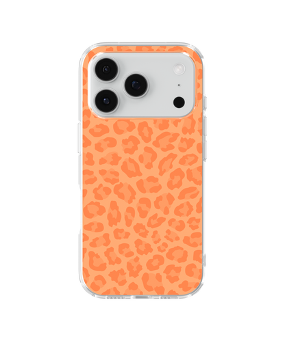 Tangerine Leopard Clear Case Insert