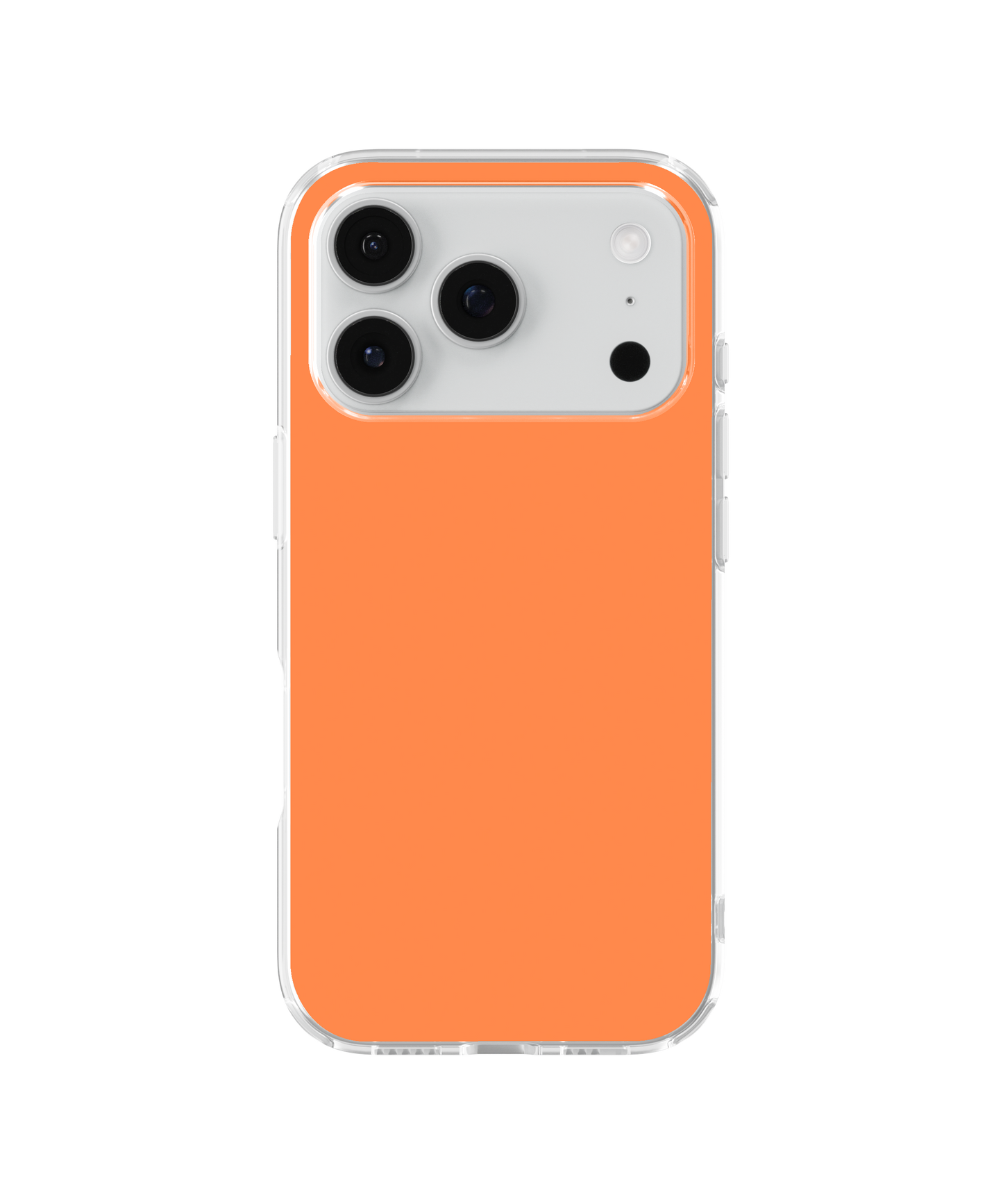 Tangerine Solids Clear Case Insert