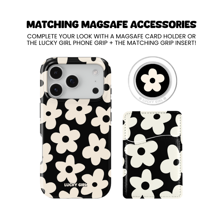 Onyx Big Blooms Phone Case