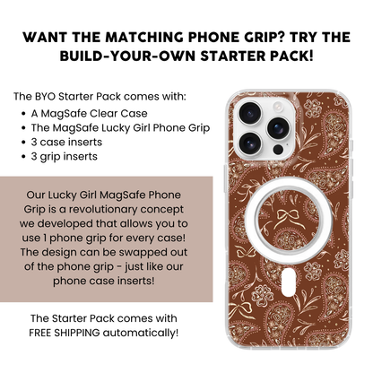 Prairie Paisley Clear Case Insert