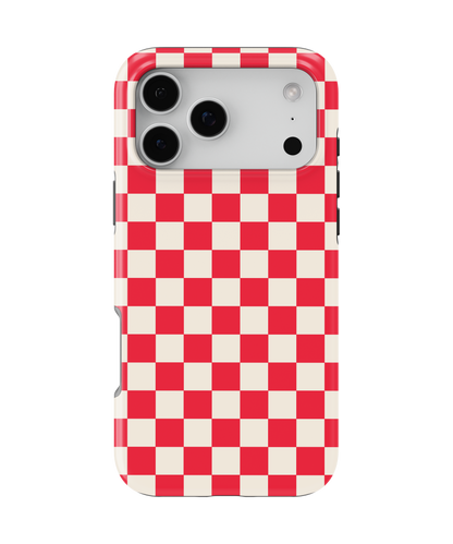 Vermillion Checkers II MagSafe Phone Case