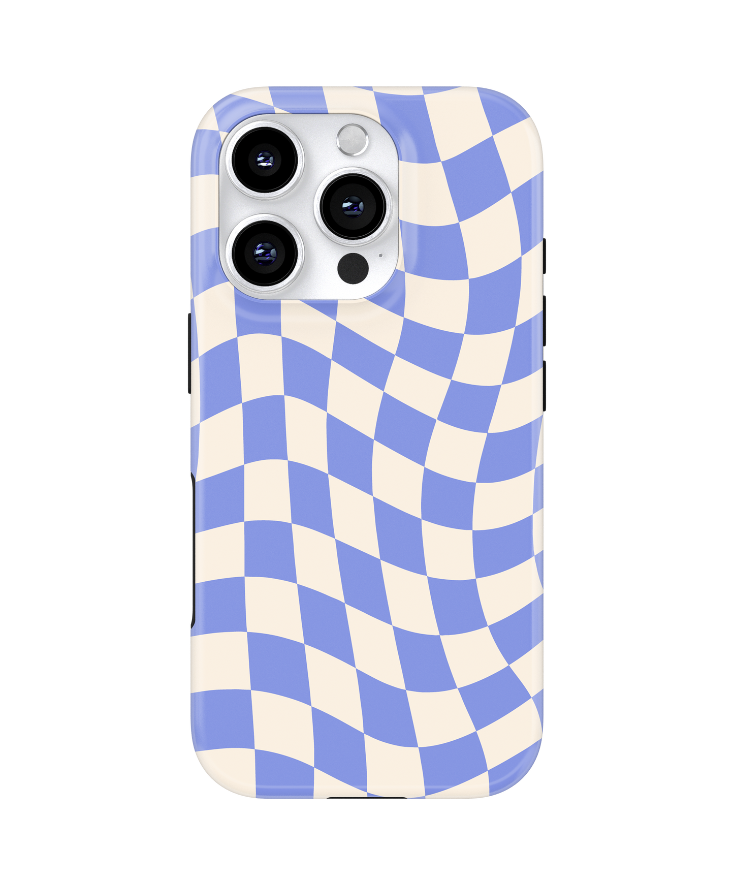 Bluebell Wavy Checkers II MagSafe Phone Case