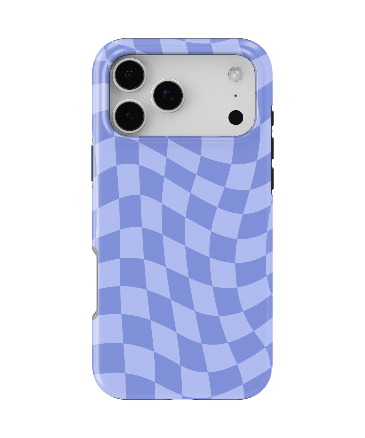 Bluebell Wavy Checkers MagSafe Phone Case