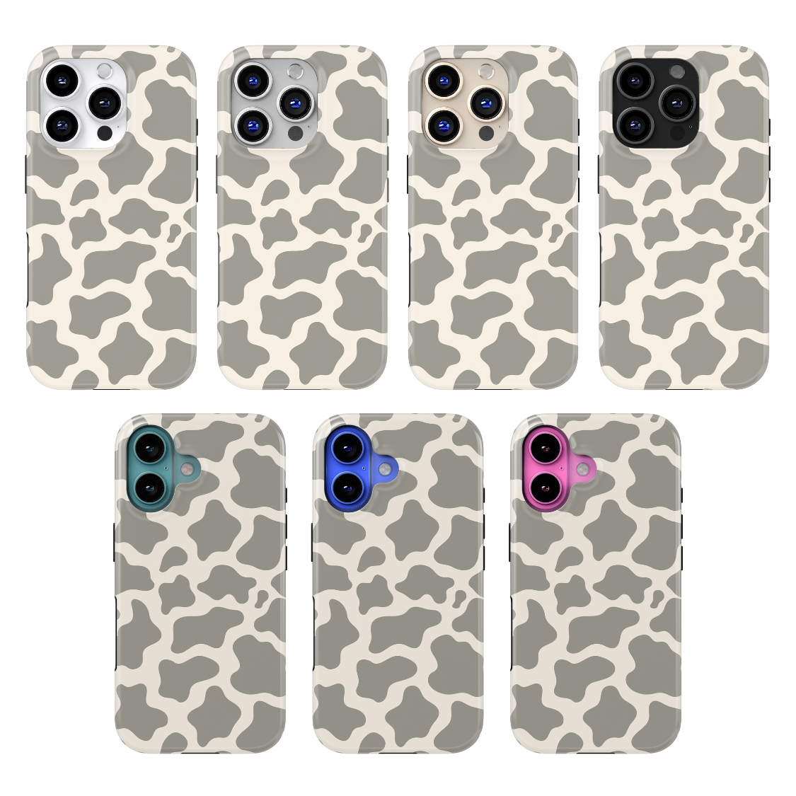River Rock Cow Print MagSafe Phone Case