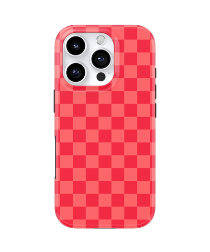 Vermillion Checkers MagSafe Phone Case
