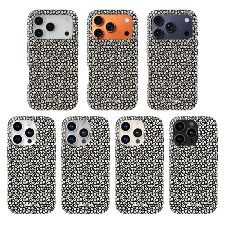 Onyx Little Blooms Phone Case