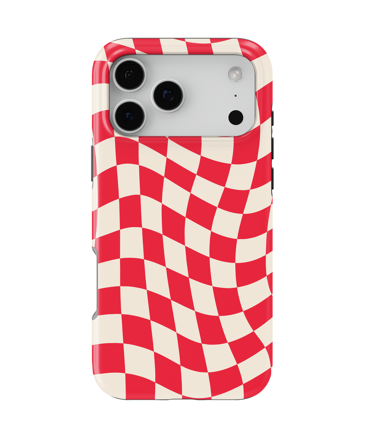 Vermillion Wavy Checkers II MagSafe Phone Case