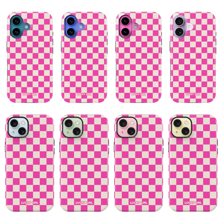 Raspberry Checkers II Phone Case