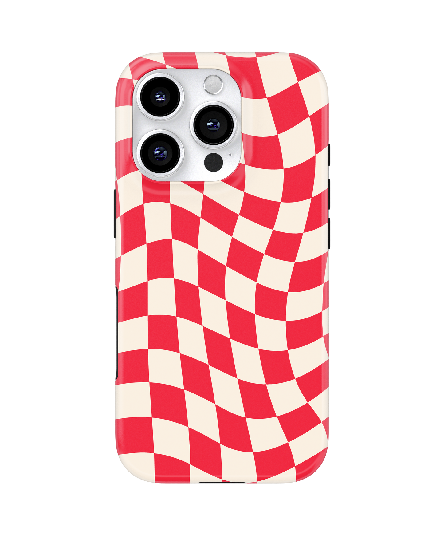 Vermillion Wavy Checkers II MagSafe Phone Case