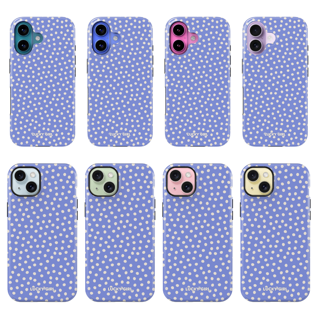 Bluebell Dots Phone Case