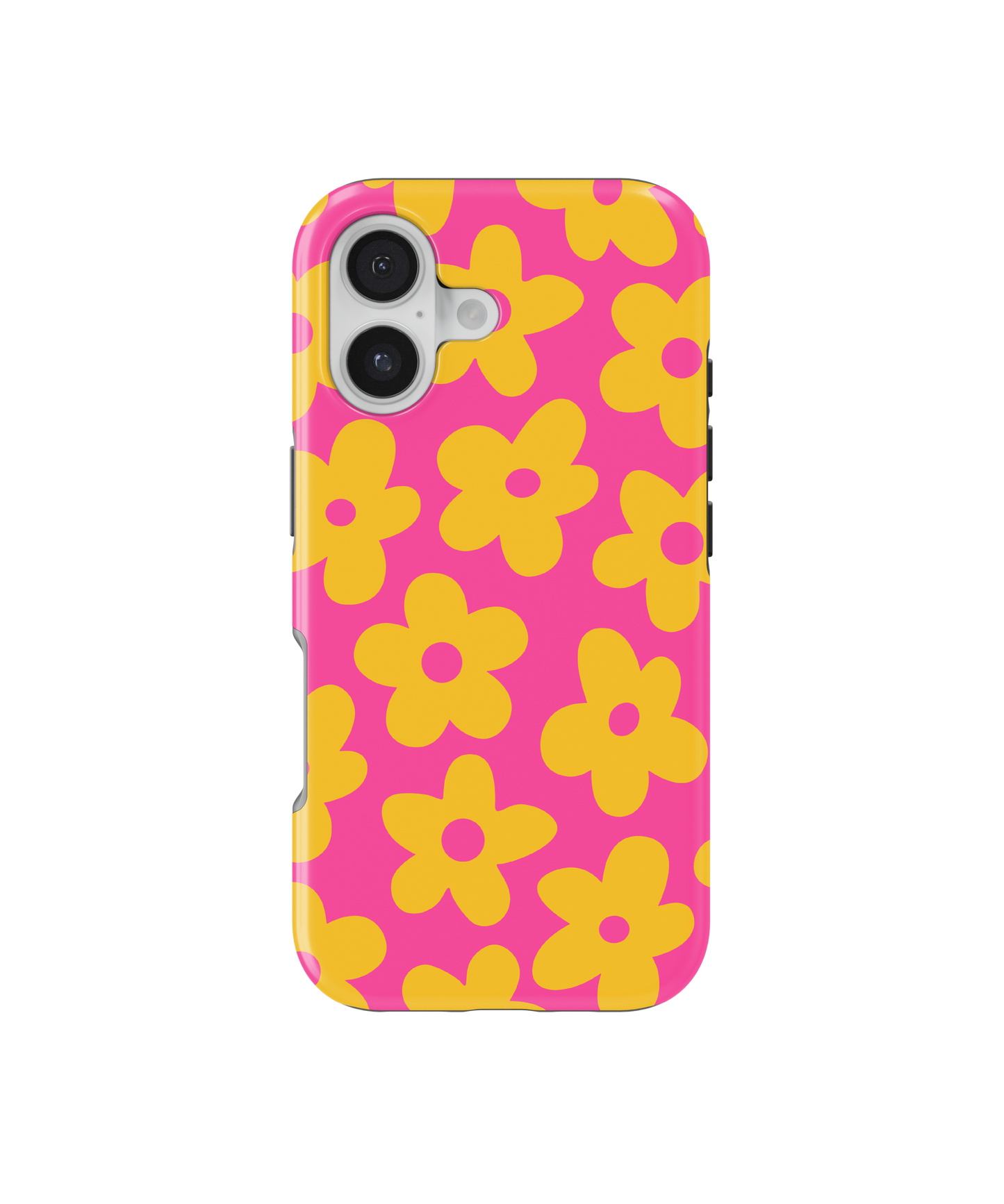 Pink Lemonade Big Blooms MagSafe Phone Case